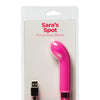 Sara's Spot Rechargeable Bullet w/G Spot Sleeve - 10 Functions Pink