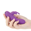Alice's Bunny Rechargeable Bullet w/Rabbit Sleeve - 10 Functions Purple