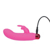 Alice's Bunny Rechargeable Bullet w/Rabbit Sleeve - 10 Functions Pink