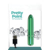 Pretty Point Rechargeable Bullet - 10 Functions Teal