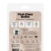 First Class Mini Rechargeable Bullet w/Crystal - 9 Functions Gun Metal