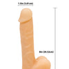 Addiction David 8" Bendable Dong - Flesh