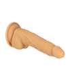 Naked Addiction 8" Dual Density Silicone Dildo - Caramel