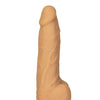 Naked Addiction 8" Rotating & Vibrating Dong w/Remote - Caramel