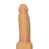 Naked Addiction 8" Rotating & Vibrating Dong w/Remote - Caramel