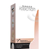 Naked Addiction 7" Rotating & Vibrating Dong w/Remote - Flesh