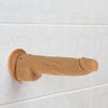 Naked Addiction 9" Thrusting  Dong w/Remote - Caramel