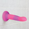 Addiction 8" Rave Glow in the Dark Dong - Pink/Purple