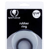 Spartacus 1.25" Rubber Cock Ring - Black