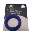 Spartacus 1.5" Wide Silicone Donut Ring - Blue