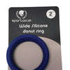 Spartacus 2" Wide Silicone Donut Ring - Blue
