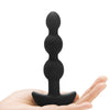 b-Vibe Remote Triplet Anal Beads - Black