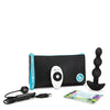 b-Vibe Remote Triplet Anal Beads - Black