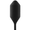 b-Vibe Weighted Snug Plug 4 - 257 g Black