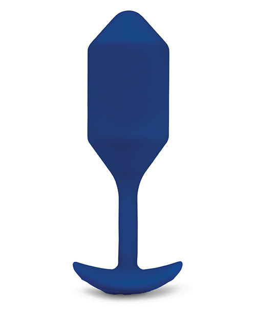 b-Vibe Vibrating Weighted Snug Plug XL - 247 g Navy