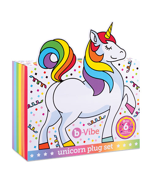 b-Vibe Unicorn 6 pc Plug Set