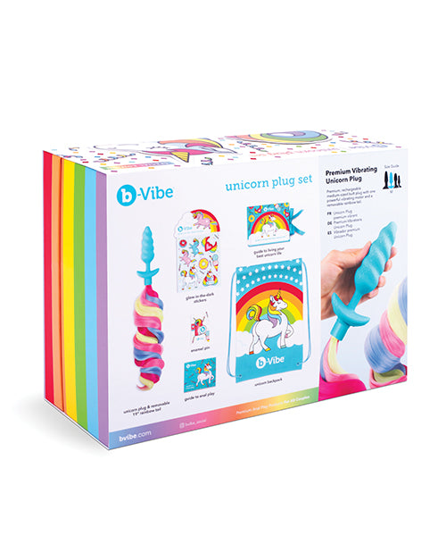 b-Vibe Unicorn 6 pc Plug Set