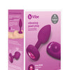 b-Vibe Remote Control Vibrating Jewel Plug (S/M) - Assorted Colors