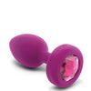 b-Vibe Remote Control Vibrating Jewel Plug (S/M) - Assorted Colors