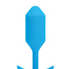 b-Vibe Vibrating Snug Plug - Blue Large