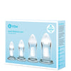 b-Vibe Glass Anal Dilator 4 pc Set