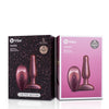 b-Vibe 5 Year Anniversary Collection Novice Remote Control Plug Set - Galaxy Plum