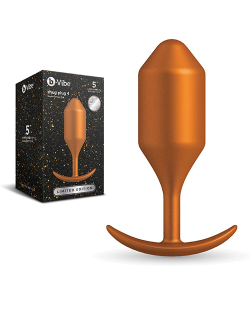 b-Vibe 5 Year Anniversary Collection Snug Plug 4 Weighted Silicone Plug Set - Sunburst