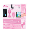 b-Vibe Vibrating Heart Plug S/M - Pink