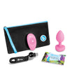 b-Vibe Vibrating Heart Plug S/M - Pink