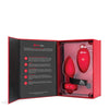 b-Vibe Vibrating Heart Plug M/L - Red