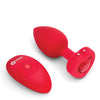 b-Vibe Vibrating Heart Plug M/L - Red