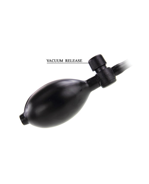 Mr. Play Inflatable Anal Plug - Black