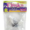 Smuggle Your Booze Soft Flasks & Funnel - 4 oz Set of 4