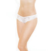 Low Rise Stretch Scallop Lace Panty - White