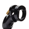 CB-3000 3" Cock Cage & Lock Set - Black