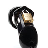 CB-6000 3 1/4" Cock Cage & Lock Set - Black