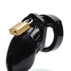 CB-6000S 2 1/2" Cock Cage & Lock Set - Black