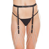 Coquette Darque Elastic & Chain Garterbelt BK O/S