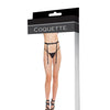 Coquette Darque Elastic & Chain Garterbelt BK O/S