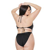Fashion Stretch Knit High Cut Leg Teddy Black OS/XL