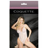 Fashion High Cut Mesh Teddy w/Lace-Up Detail White O/S