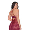 Holiday Soft Underwire Babydoll & Thong Merlot MD