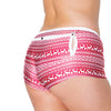 Holiday Unisex Boxer Brief w/Back Flap Red/White OS/XL
