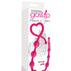 Curve Novelties Gossip Hearts & Spurs Anal Beads - Magenta