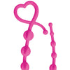 Curve Novelties Gossip Hearts & Spurs Anal Beads - Magenta