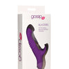 Curve Toys Gossip Blasters 7X Thrusting Silicone Rabbit Vibrator - Violet
