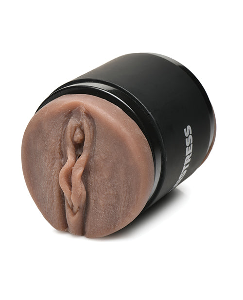 Curve Novelties Mistress Double Shot Mini Masturbator Mouth & Pussy  - Dark