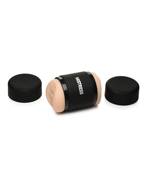 Curve Novelties Mistress Mini Double Stroker Pussy & Ass - Light