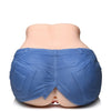 Curve Toys Mistress Holly Denim Shorts Pussy & Ass Masturbator - Ivory