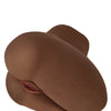 Curve Mistress Vibrating BioSkin Side Saddle Jada - Chocolate